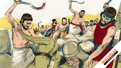 David destruye a los amalecitas